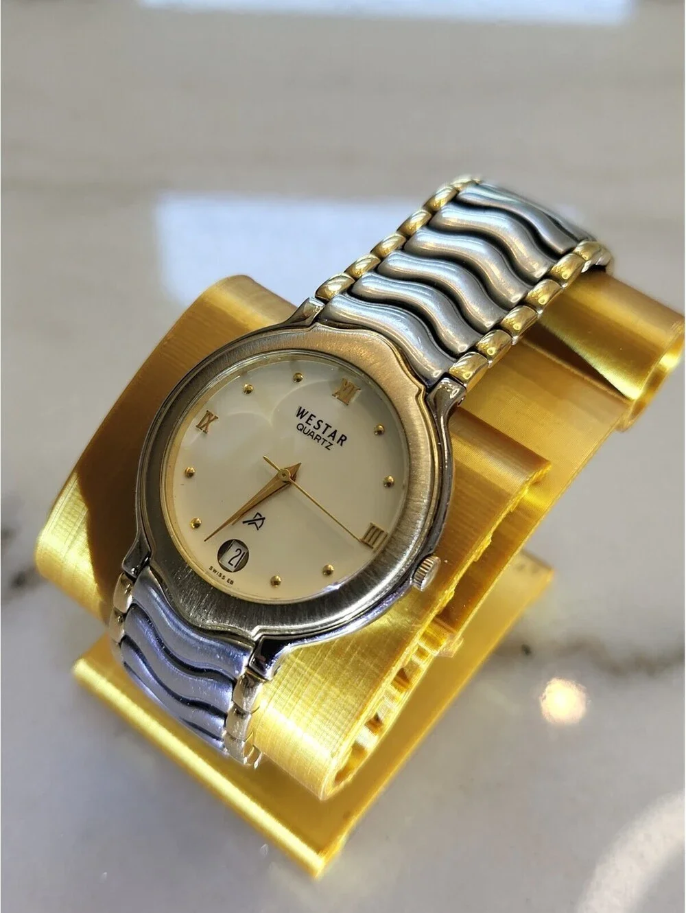 WESTAIR Womens Watch 33mm Working Great 2-tone, Up to 6 3/4